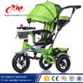 Pousser la puissance enfants tricycle vélo jouets / cadre en métal trike vélo pour enfants / usine en gros pas cher tricycle pour bébé